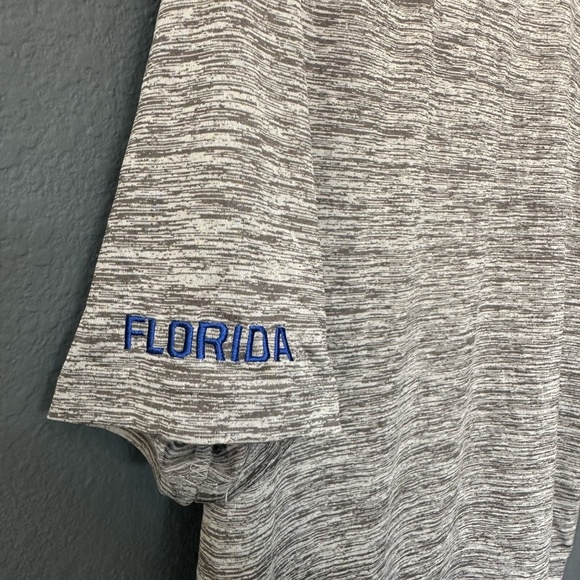 Florida Gators Men's Colosseum Polo Shirt Game Day Gray Size Medium - Picture 4 of 5